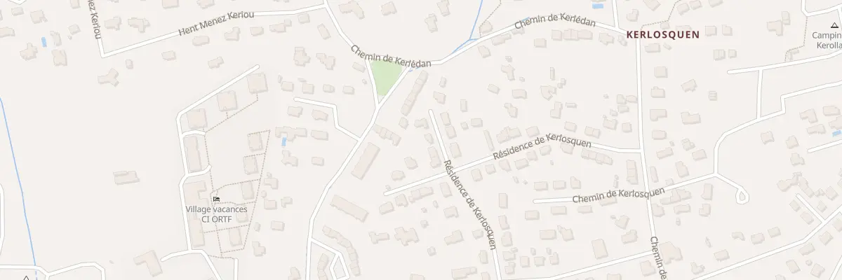 Plan du 44 Res de Kerlosquen à Fouesnant