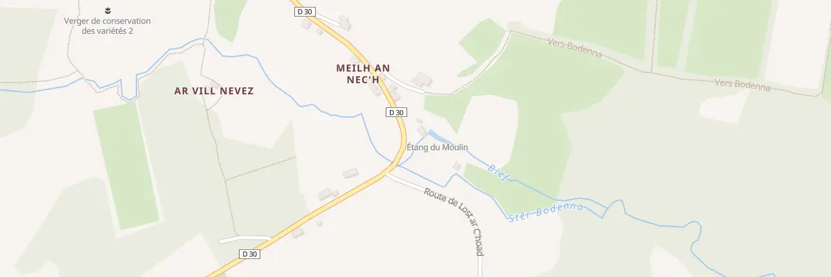 Plan du 40 Moulin d’En Haut à Saint-Rivoal