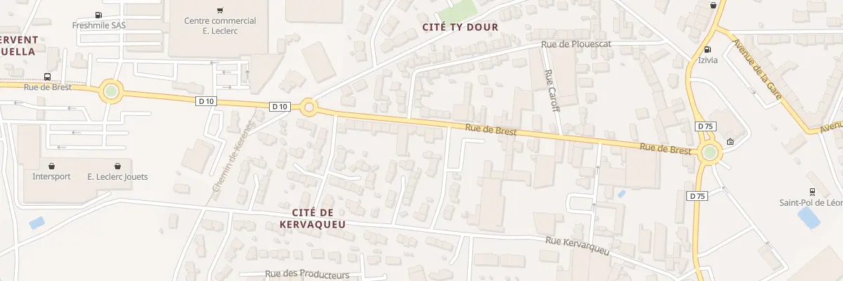 Plan du 47 Rue de Brest à Saint-Pol-de-Léon