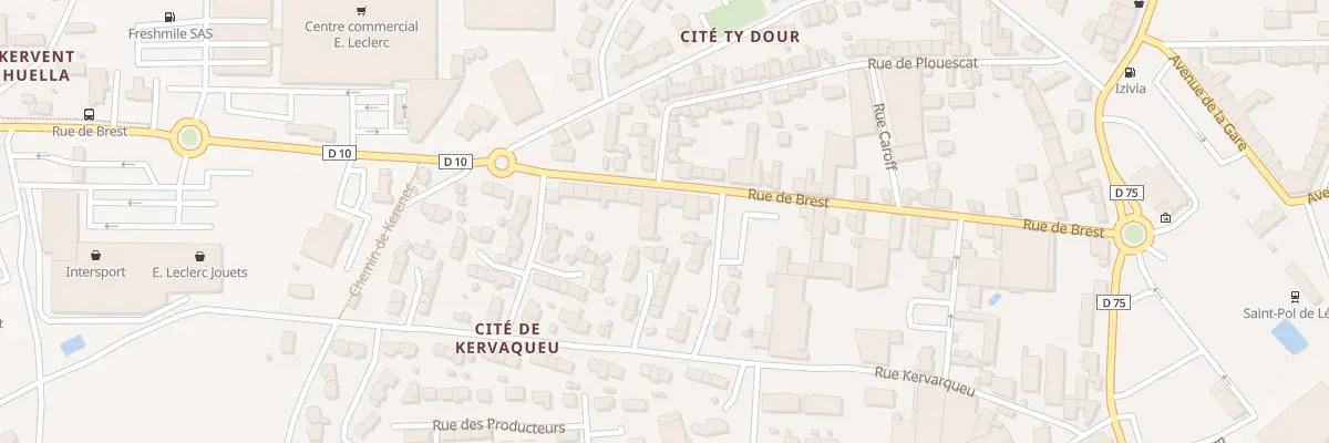 Plan du 49 Rue de Brest à Saint-Pol-de-Léon