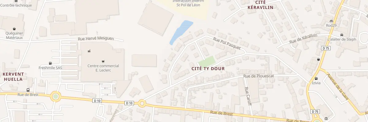 Plan du 19 Rue Pol Pasquet à Saint-Pol-de-Léon