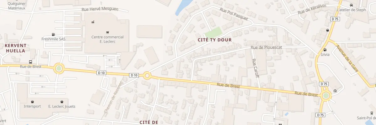 Plan du 78 Rue de Plouescat à Saint-Pol-de-Léon