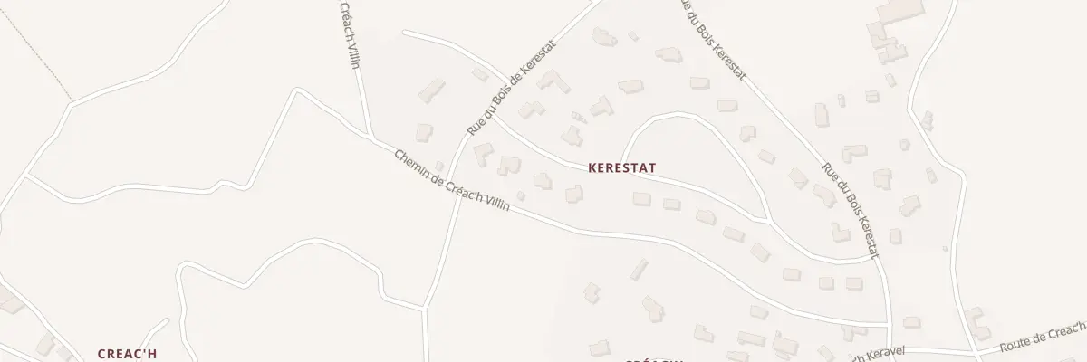 Plan du 21 Rue du Bois de Kerestat à Roscoff