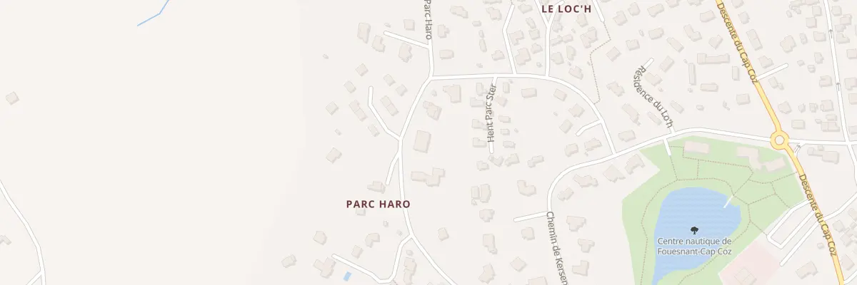Plan du 31 Che de Parc Haro à Fouesnant