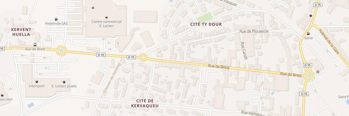 Plan du 58 Rue de Brest à Saint-Pol-de-Léon