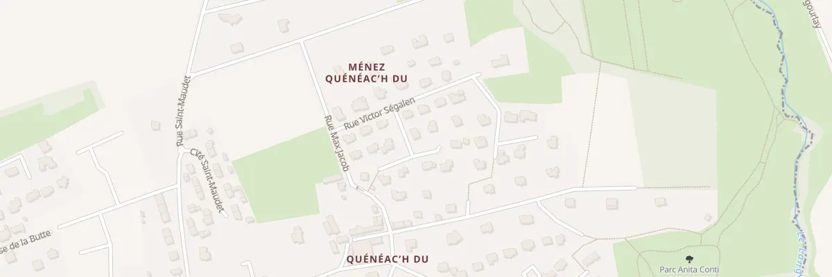 Plan du 1 Rue Per Jakes Helias à Briec