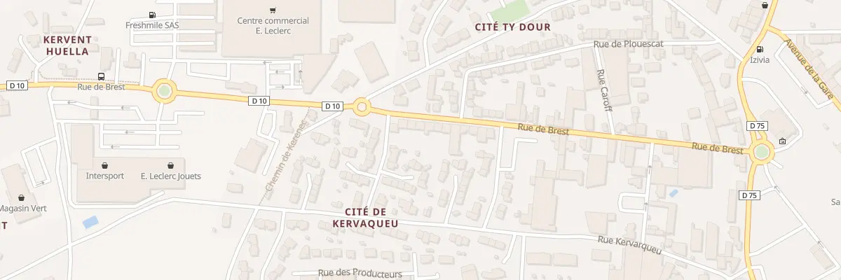 Plan du 59B Rue de Brest à Saint-Pol-de-Léon