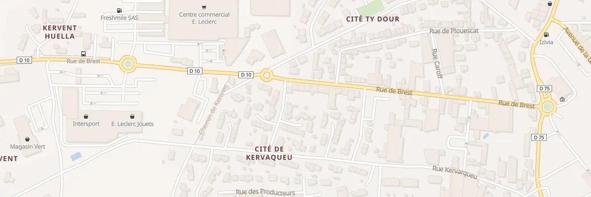 Plan du 61 Rue de Brest à Saint-Pol-de-Léon