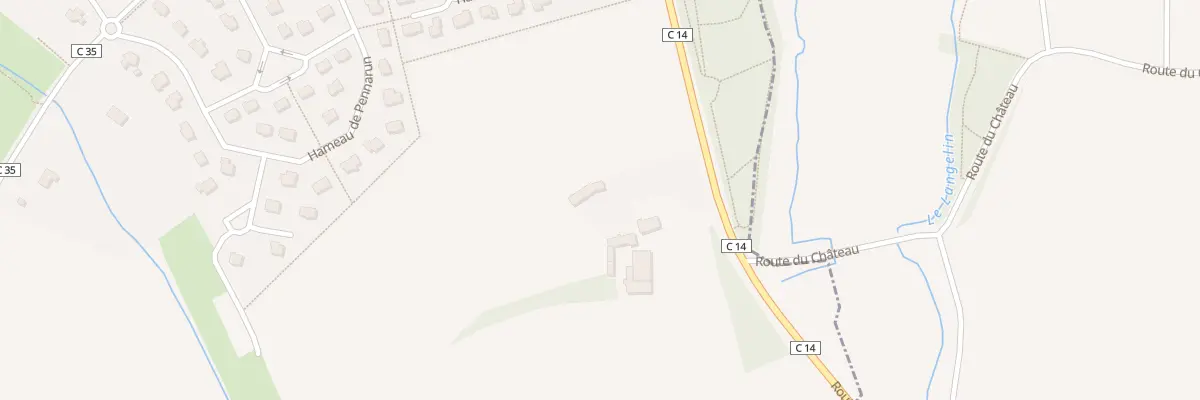 Plan du 822 Rte de Landudal à Briec