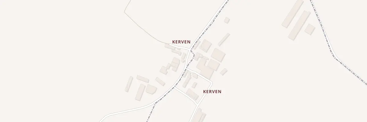 Plan du 247 Kerven à Commana