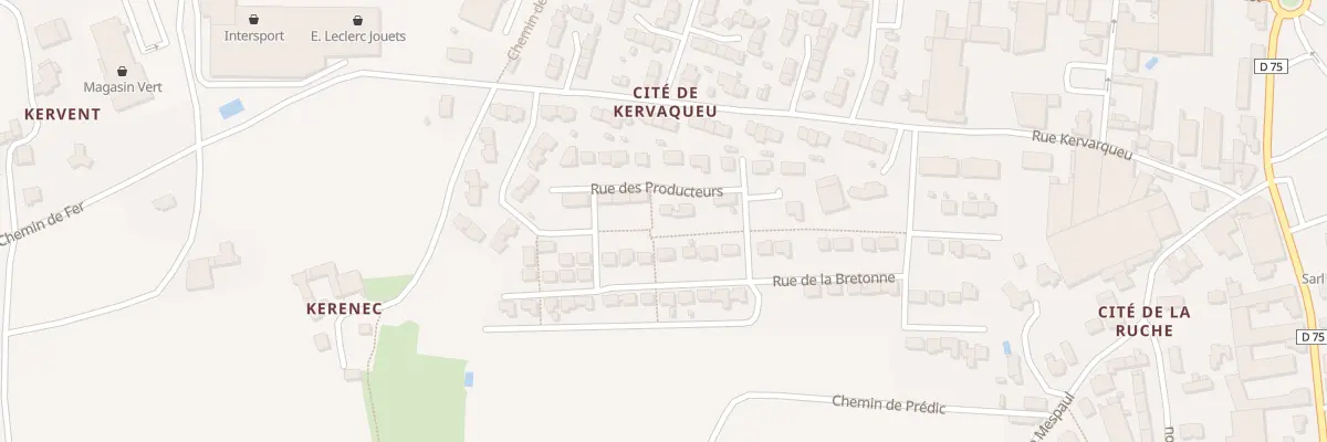 Plan du 13 Rue des Producteurs à Saint-Pol-de-Léon