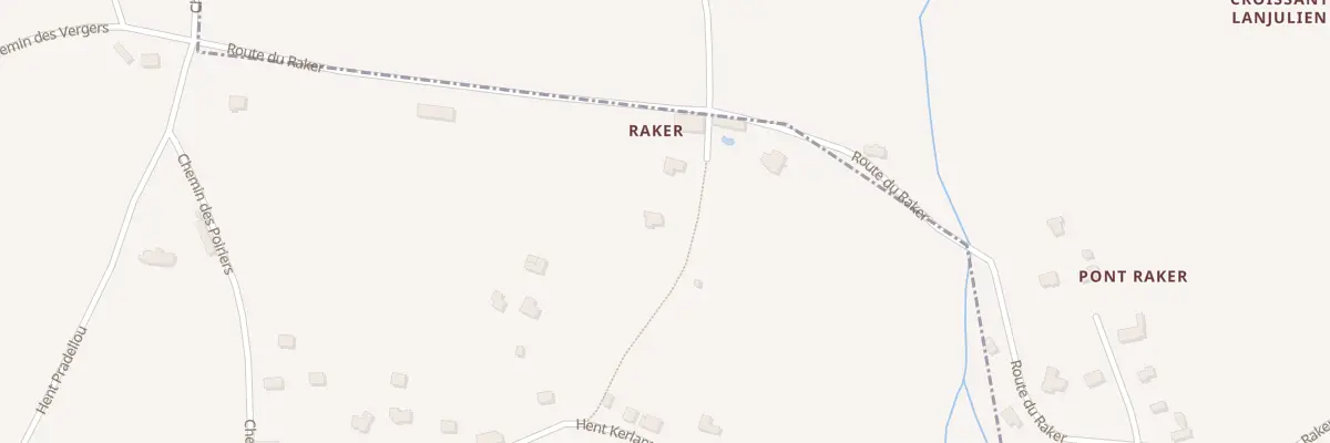 Plan du 25 Rte du Raker à Fouesnant