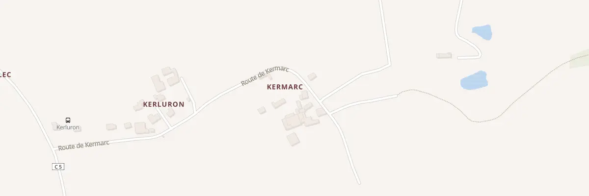 Plan du 5057 Kermarc à Landudal