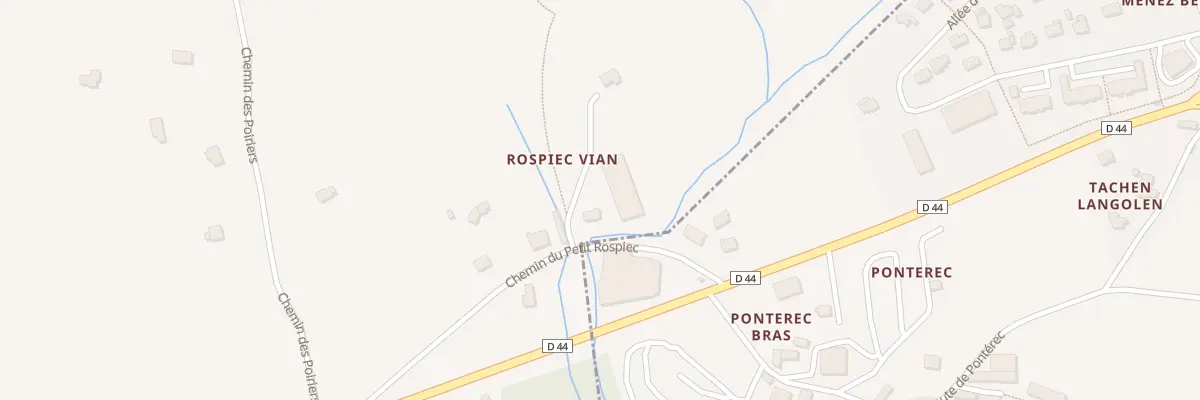 Plan du 5812 Rospiec à Fouesnant