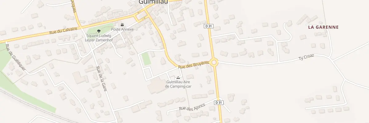 Plan du 7 Rue des Bruyères à Guimiliau