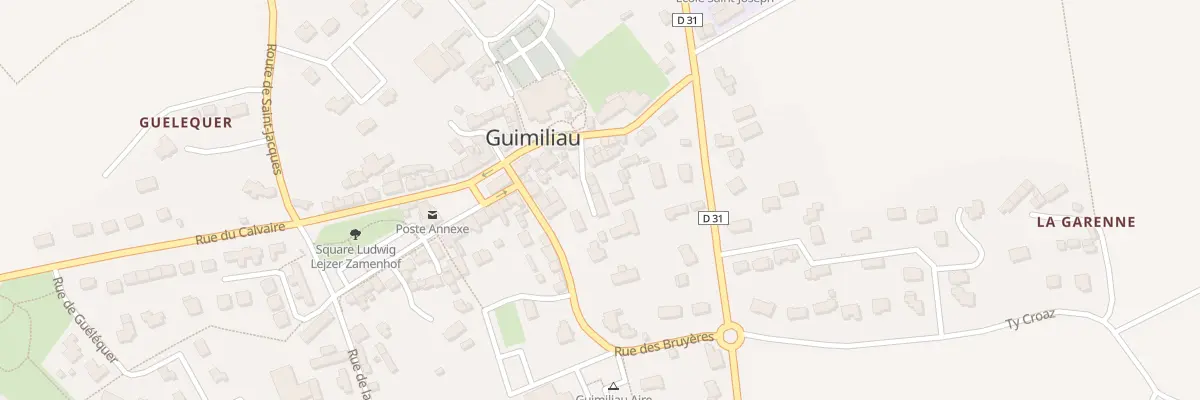 Plan du 12B Rue du Calvaire à Guimiliau