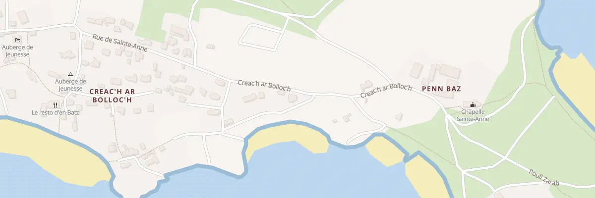 Plan du 36 Rte de Sainte Anne à Île-de-Batz