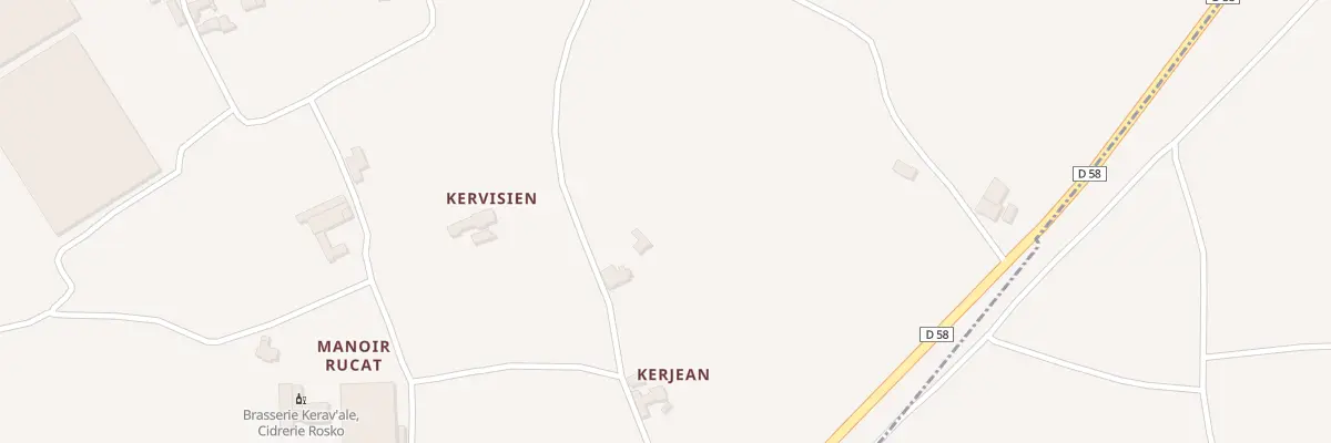 Plan du 239 Rte de Keravel à Roscoff