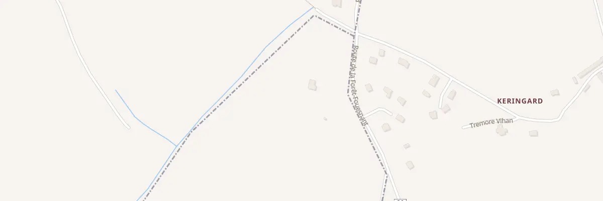 Plan du 69 Keringard à Fouesnant