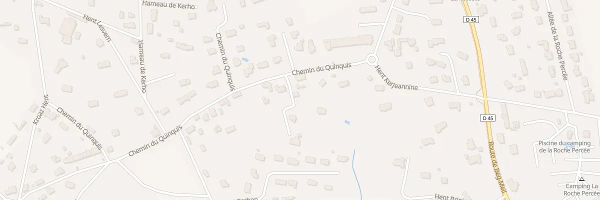 Plan du 53 Che du Quinquis à Fouesnant