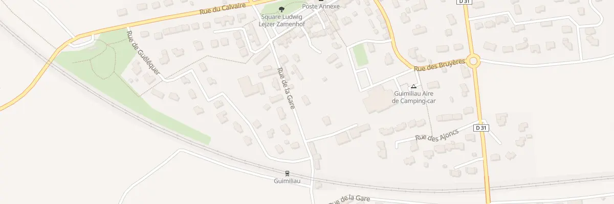 Plan du 17 Rue de la Gare à Guimiliau