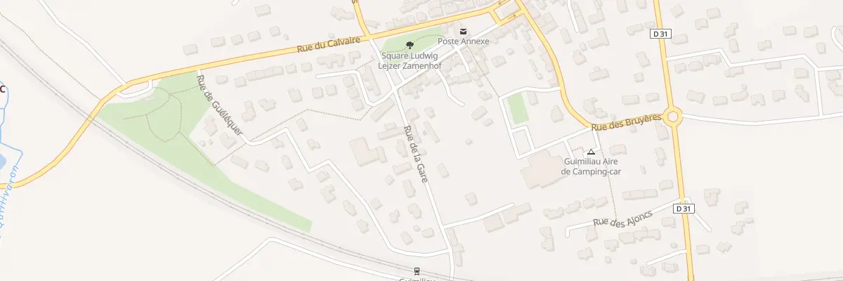 Plan du 11 Rue de la Gare à Guimiliau