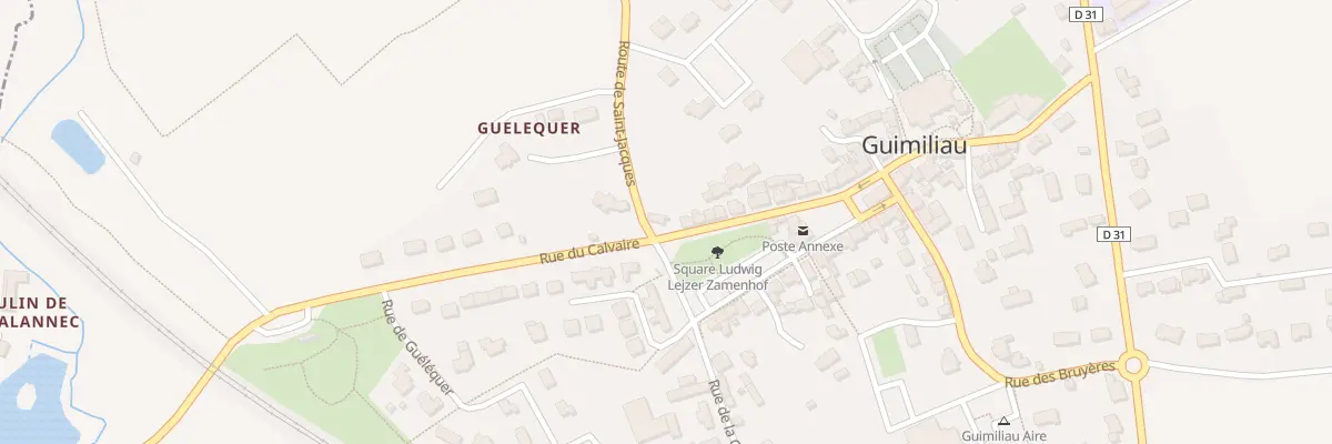 Plan du 11 Rue du Calvaire à Guimiliau
