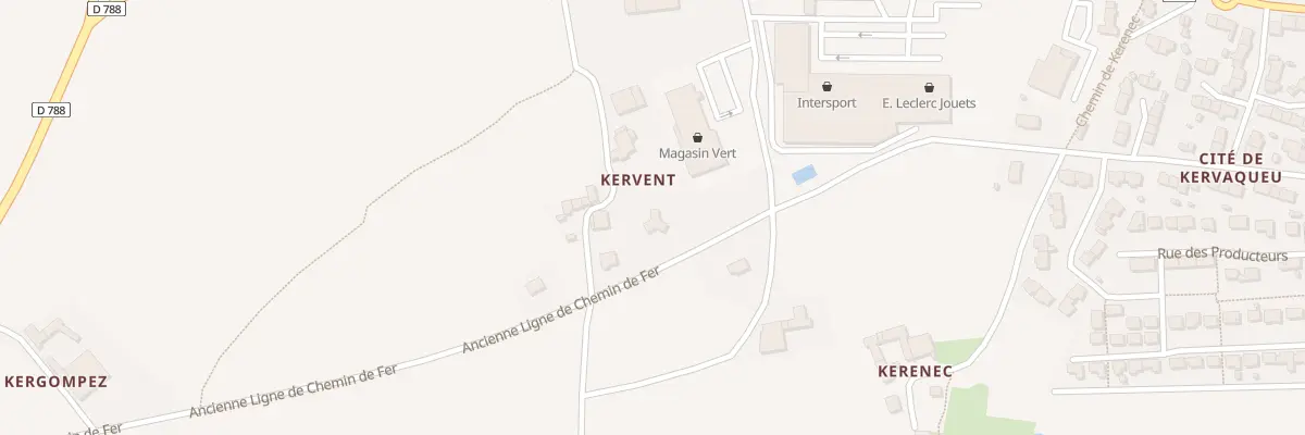 Plan du 9112 Kervent à Saint-Pol-de-Léon