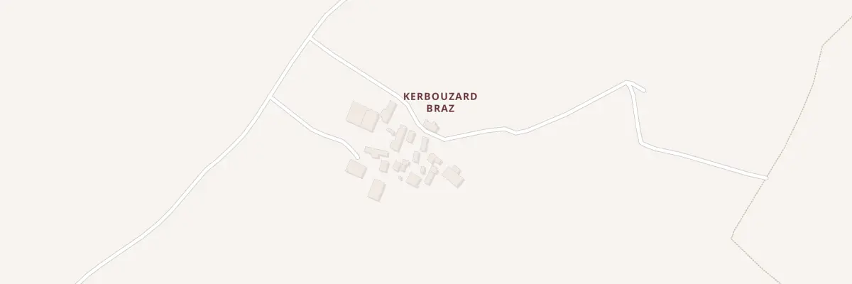 Plan du 250 Kerbouzard Bras à Saint-Sauveur
