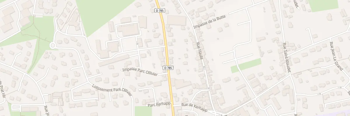 Plan du 94 Rue du Général de Gaulle à Briec