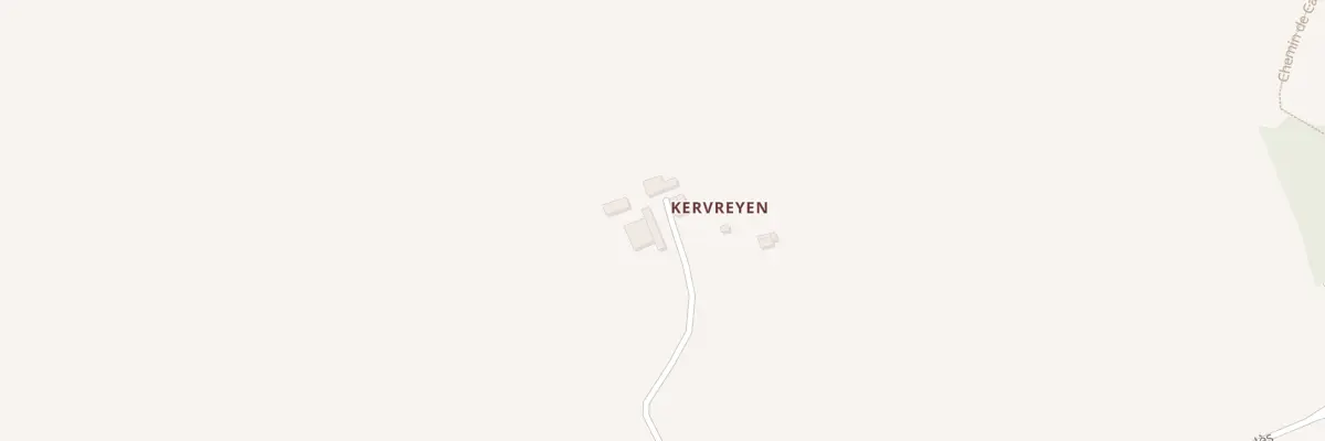 Plan du 602 Kervreyen à Ergué-Gabéric