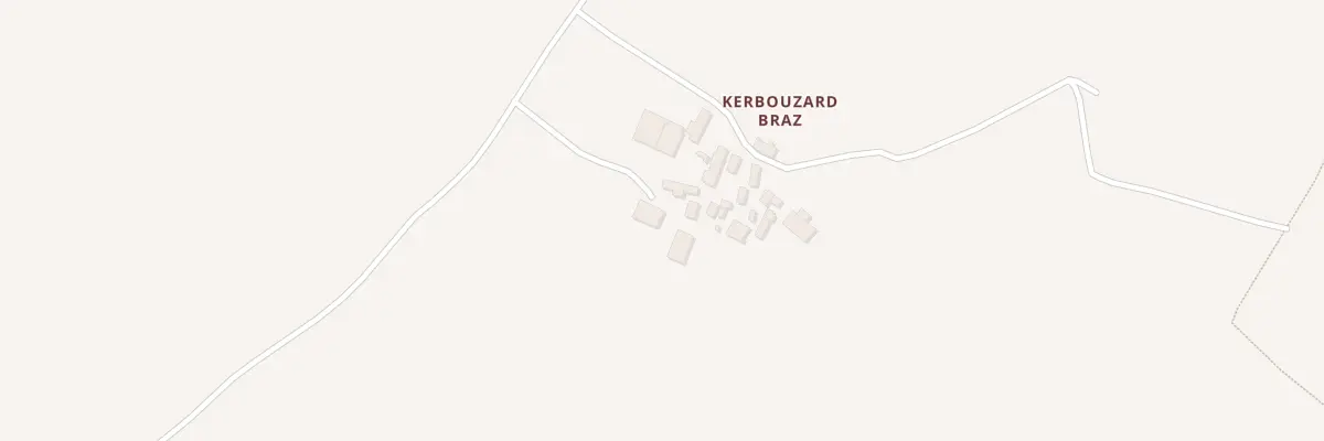 Plan du 253 Kerbouzard Bras à Saint-Sauveur