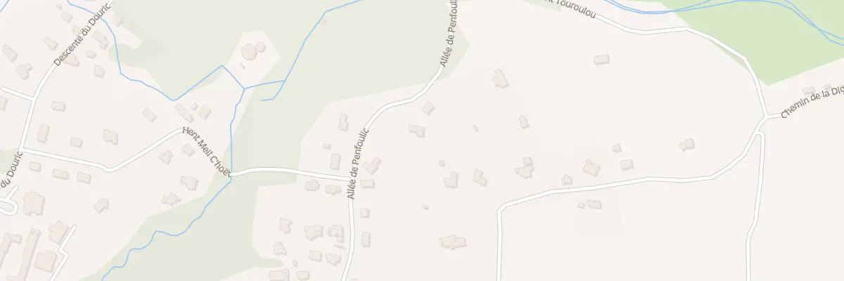 Plan du 34 All de Penfoulic à Fouesnant