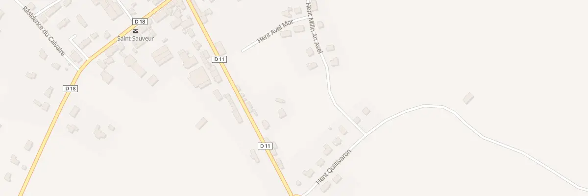 Plan du 14 Rue Hent Avel Mor à Saint-Sauveur