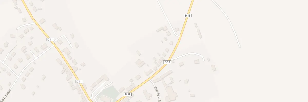 Plan du 21 Rue de St Thegonnec à Saint-Sauveur