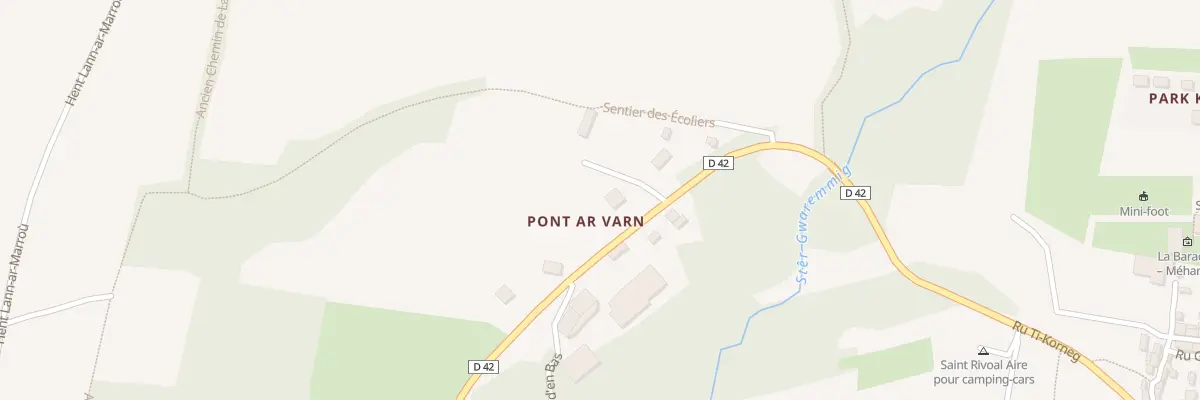 Plan du 37 Pont ar Varn à Saint-Rivoal