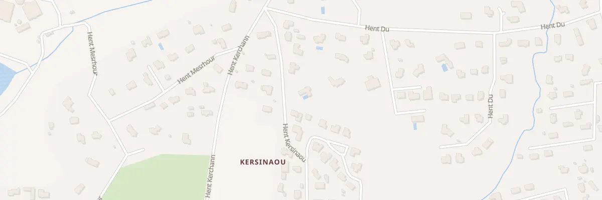 Plan du 48 Hent Kersinaou à Fouesnant