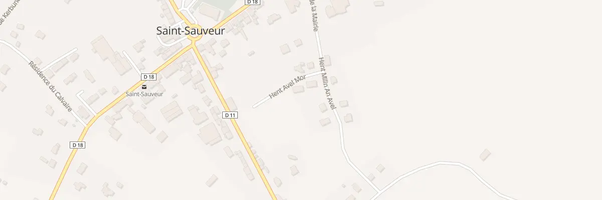 Plan du 4 Rue Hent Avel Mor à Saint-Sauveur