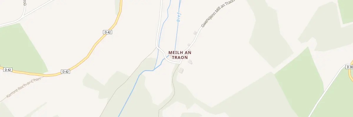 Plan du 5005 Moulin d’En Bas à Saint-Rivoal
