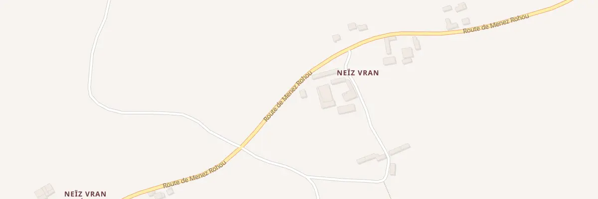 Plan du 68 Rte de Menez Rohou à Saint-Évarzec