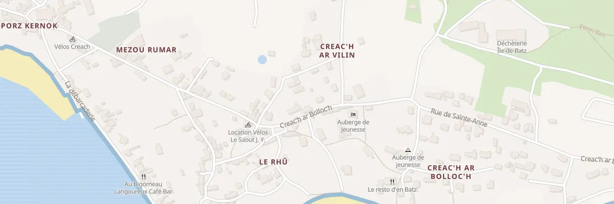 Plan du 201 La Croix du Rhu à Île-de-Batz
