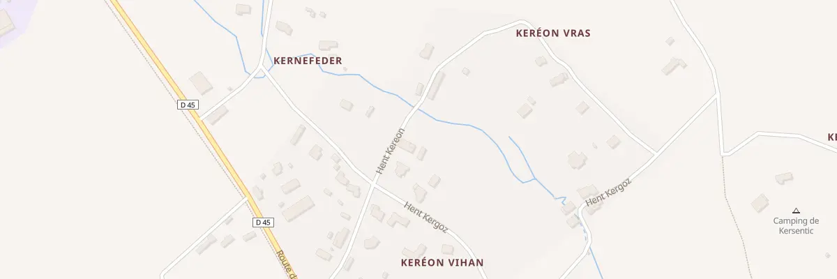 Plan du 10 Hent Kereon à Fouesnant