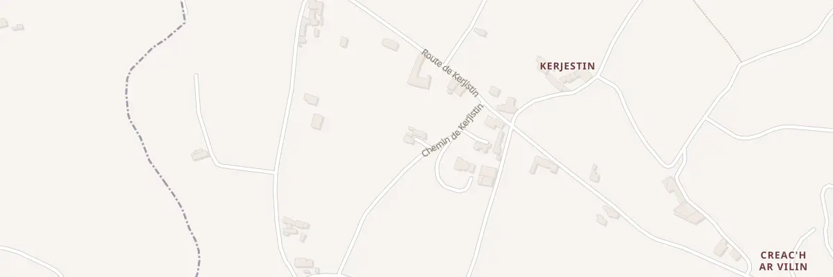 Plan du 84 Che de Kerjistin à Roscoff