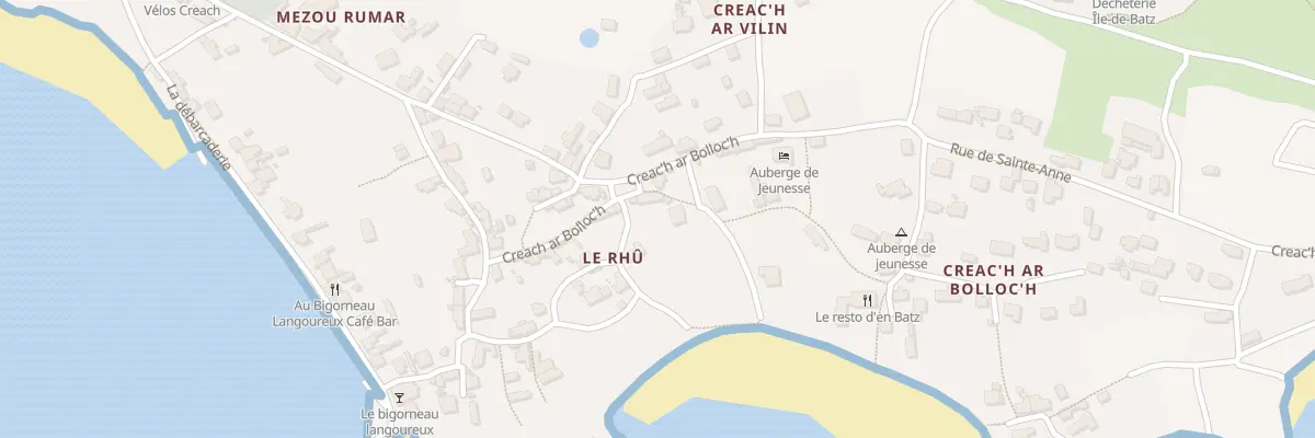 Plan du 14 La Croix du Rhu à Île-de-Batz