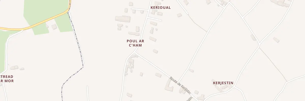Plan du 13 Rue de Kérioual à Roscoff