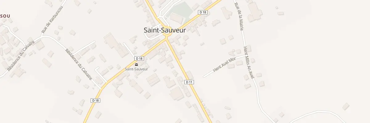 Plan du 3 Rue de Commana à Saint-Sauveur