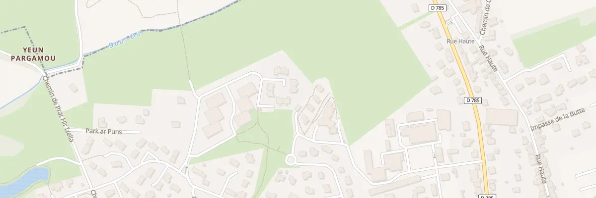 Plan du 4 Imp de Park Ar Roz à Briec