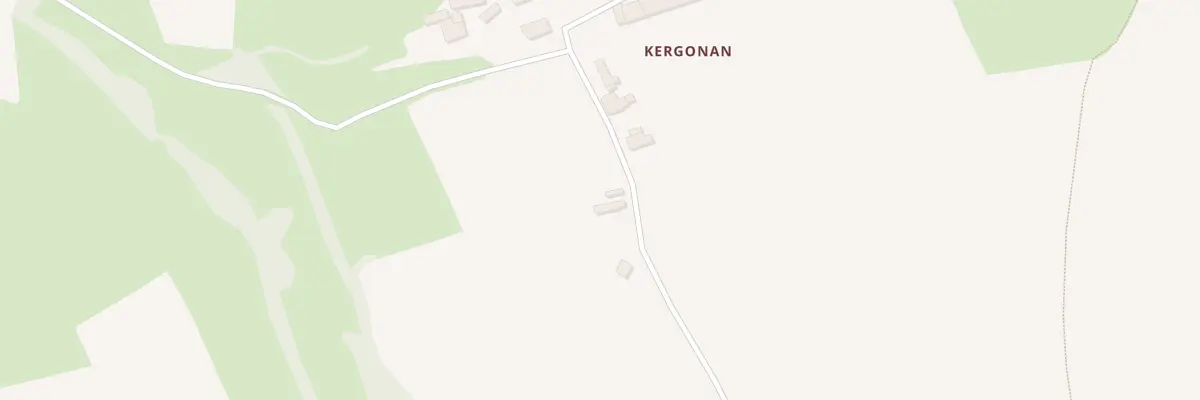 Plan du 201 Kergonan à Plouvorn