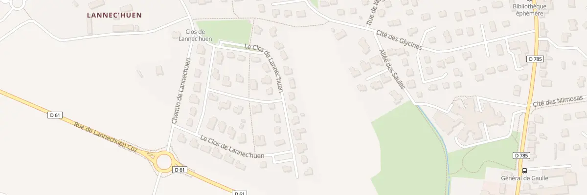 Plan du 7 Le Clos de Lannec’huen à Briec