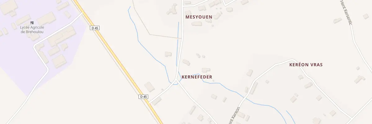 Plan du 93 Che de Mesyouen à Fouesnant